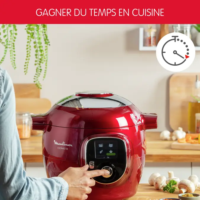 Moulinex Cookeo+ 180 Recettes - Rouge 6
