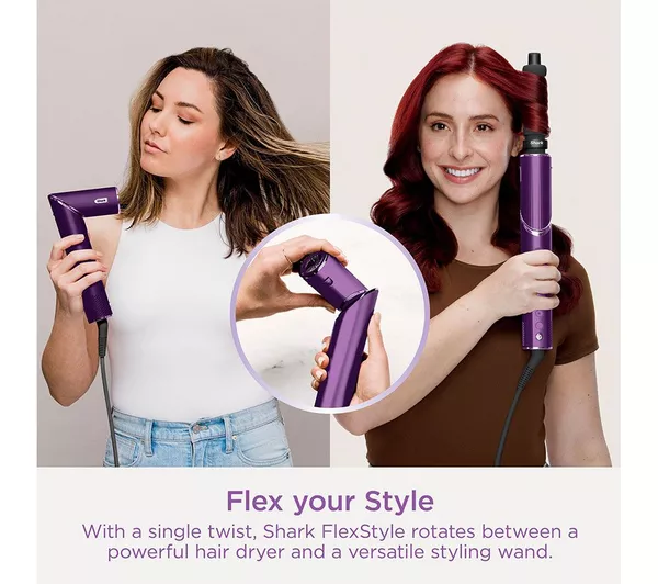 SHARK FlexStyle HD432VPUK Édition Limitée 4-en-1 Styler Air & Sèche-Cheveux – Violet 6