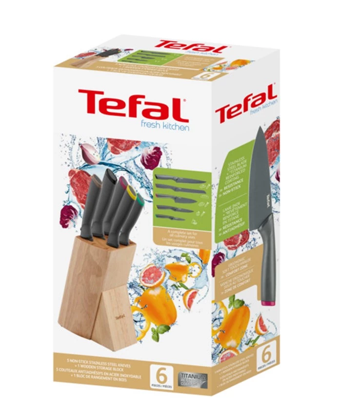 Tefal Fresh Kitchen K122S504 5-Piece Knife Set 9