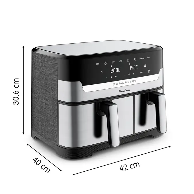 Moulinex Air Fryer Dual Easy Fry & Grill 8.3L 5