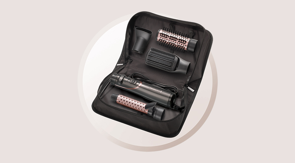 فرشاة الهواء الساخن الدوارة كيرل آند سترايت كونفيدنس AS8606 by Remington - View 2