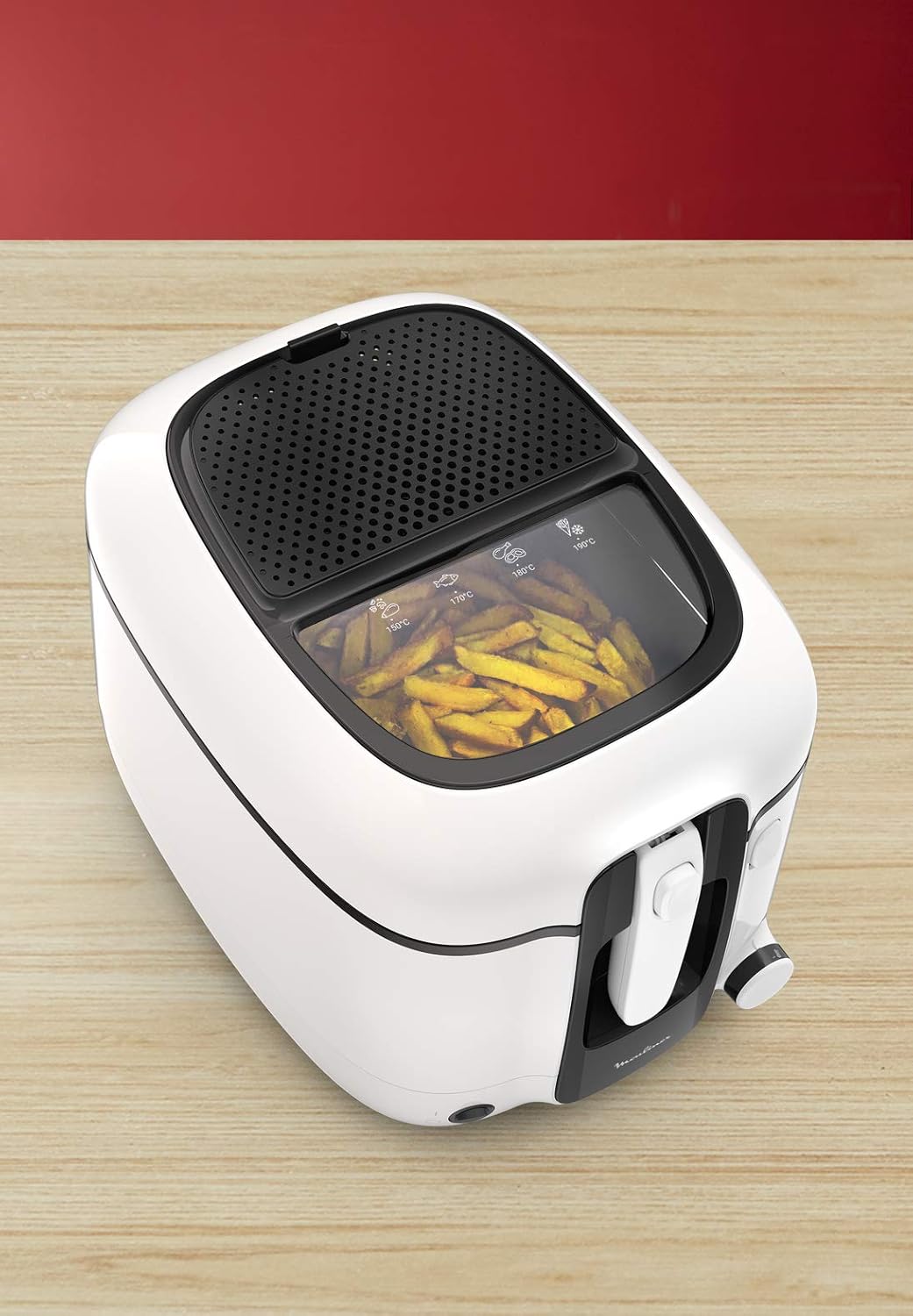 Moulinex Deep Fryer, 2.2L Oil, 1.5kg Fries, Non-stick Removable Bowl, Super Uno, White 4
