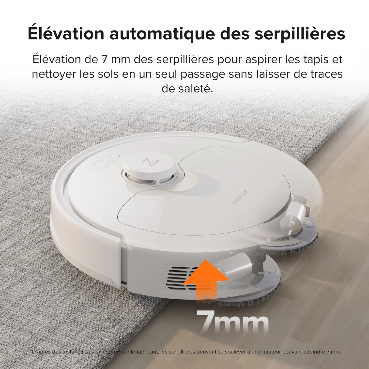 Roborock Qrevo Robot Aspirateur Laveur avec Station Multifonction 6