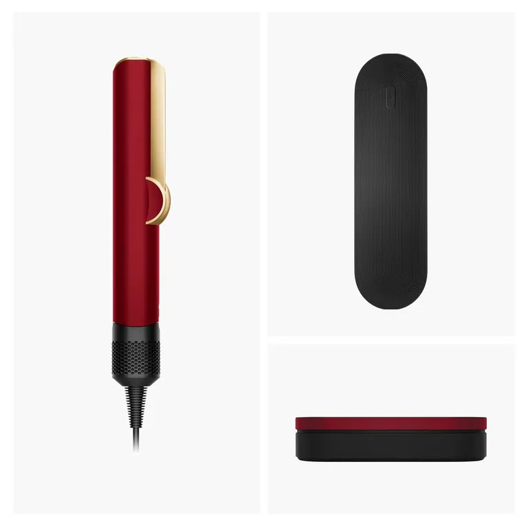 Dyson Airstrait - Red Velvet & Gold Hair Straightener by Dyson - View 2