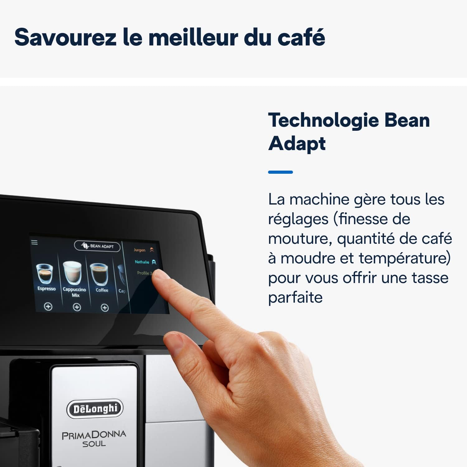 Delonghi PrimaDonna Soul Bean-to-Cup Coffee Machine ECAM 612.55.SB 3