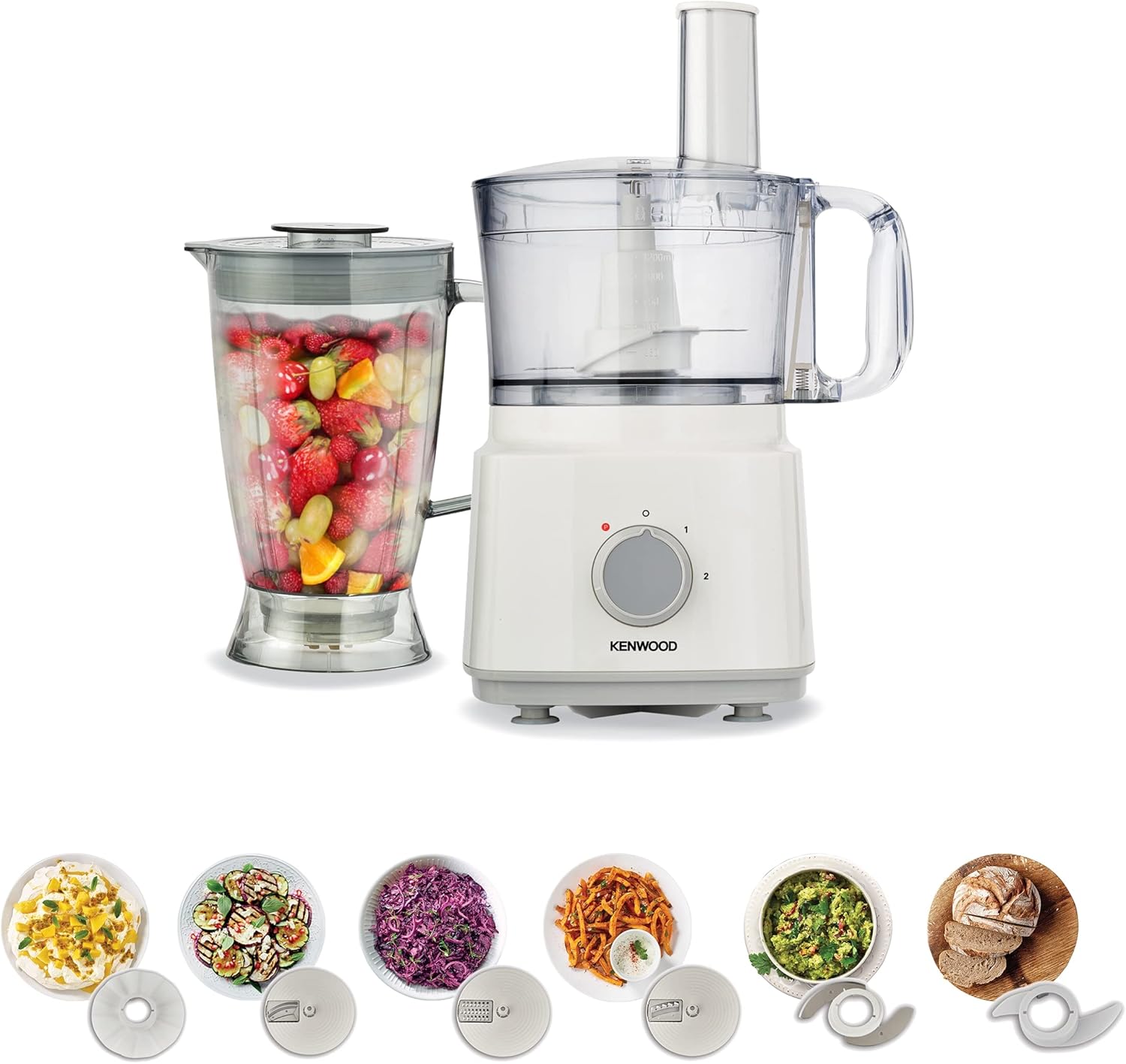 Kenwood 750W Multi-Functional Food Processor FDP03.C0WH 2