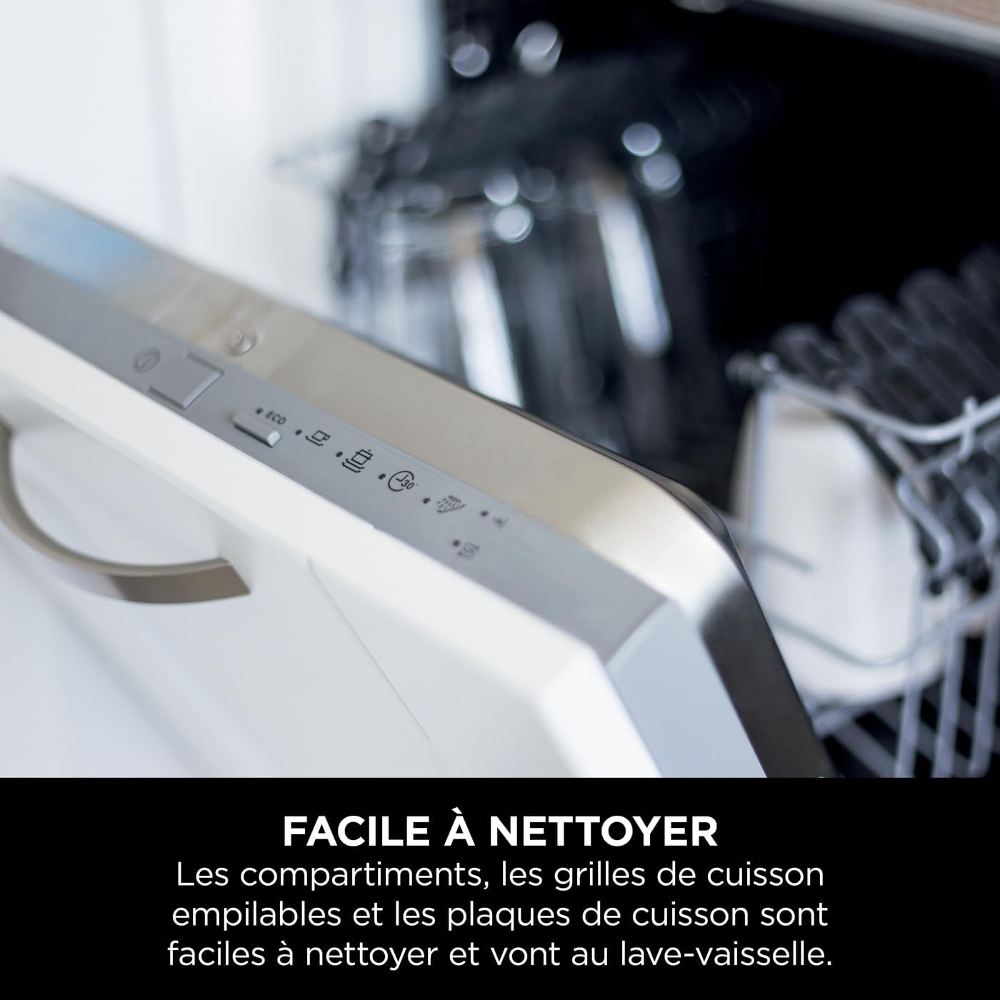 Ninja Double Stack Air Fryer, Vertical Oil-Free Fryer with 2 Drawers, 4 Cooking Levels, 2 Drawers and 2 Racks, Compact Design, 7.6L Capacity 14