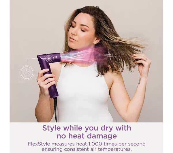 SHARK FlexStyle HD432VPUK Édition Limitée 4-en-1 Styler Air & Sèche-Cheveux – Violet 4