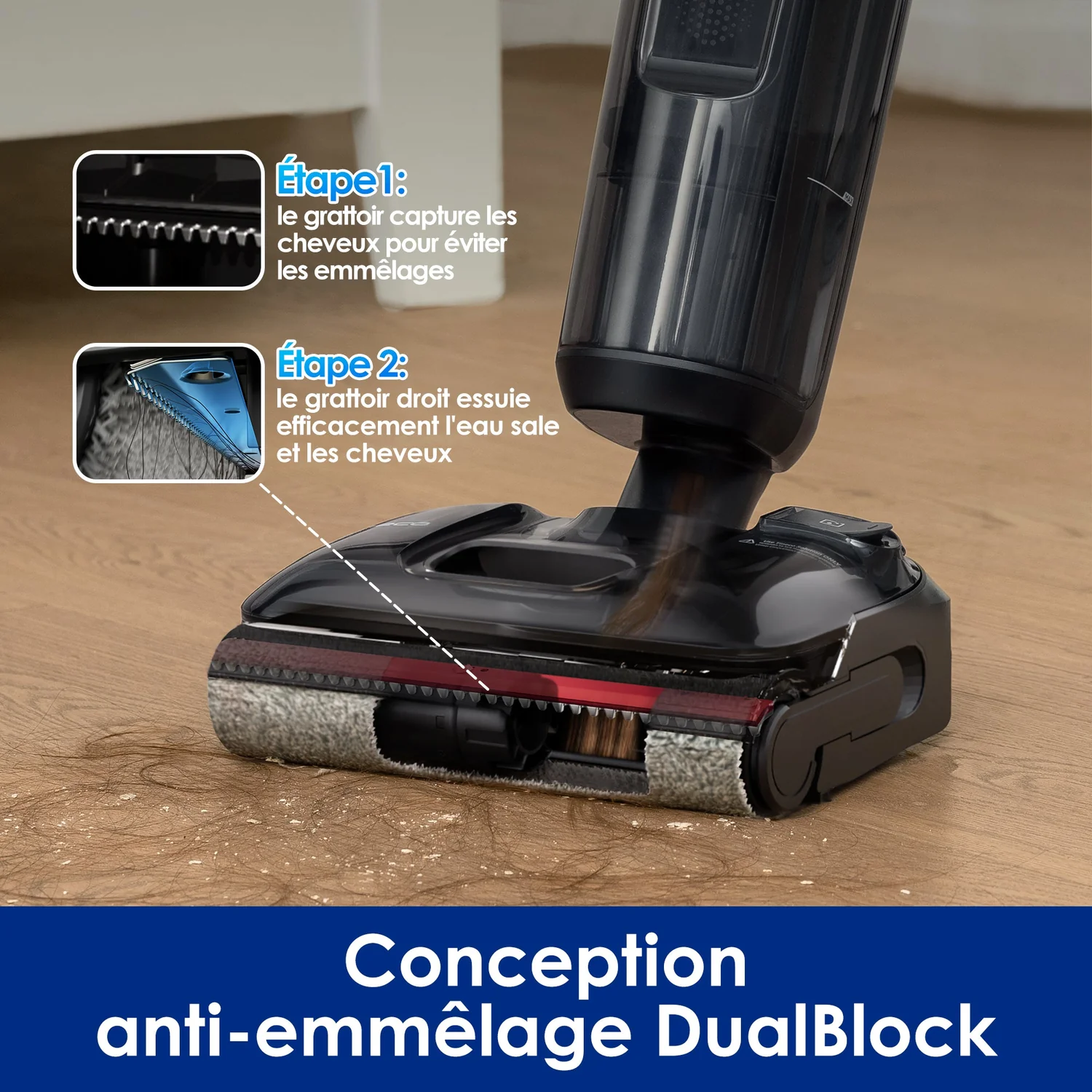 Tineco Floor ONE S7 Stretch Ultra Aspirateur Sec et Humide Sans Fil 2