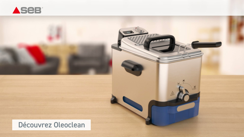 Seb Semi Pro Deep Fryer OleOcean Stainless Steel 3.5L 5