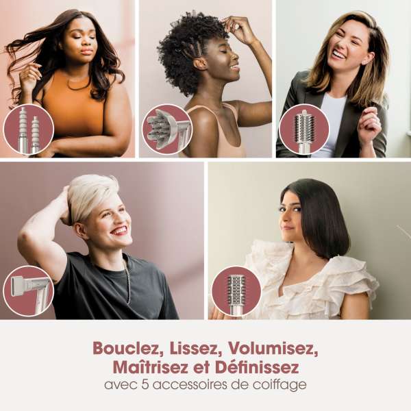 Styler & Hair Dryer 5-in-1 Shark FlexStyle HD446SLEU by Shark - View 2