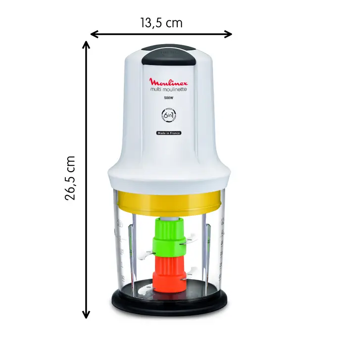 Multimoulinette 6 en 1 - 500W 6