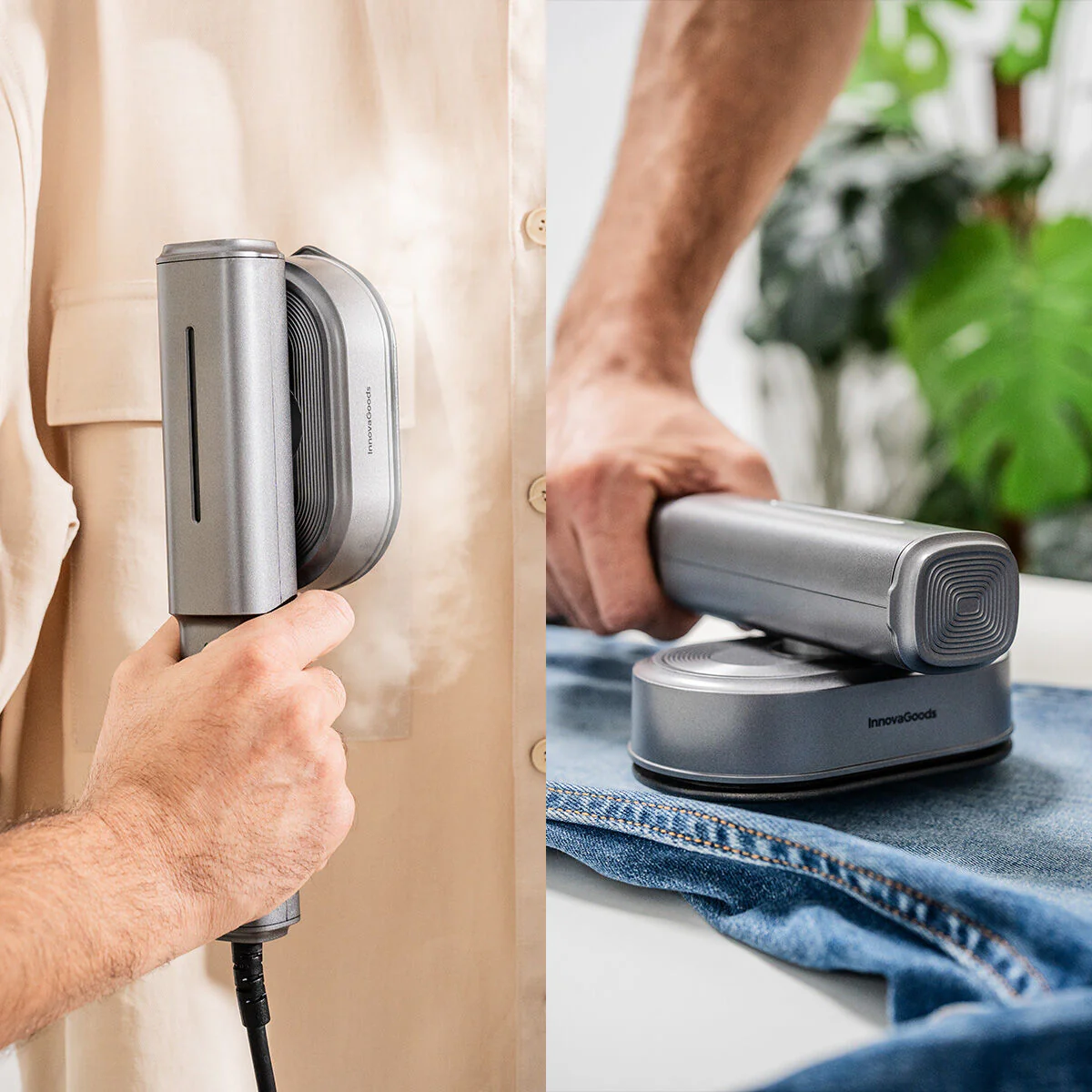 Vaoron InnovaGoods 2‑in‑1 Vertical Travel Steam Iron 4