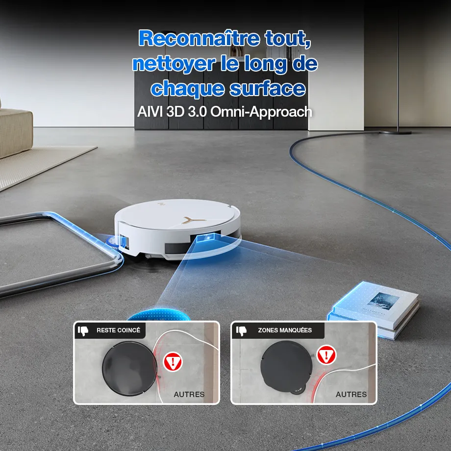 Ecovacs Deebot T50 Max Pro Omni Gen2 Blanc 9