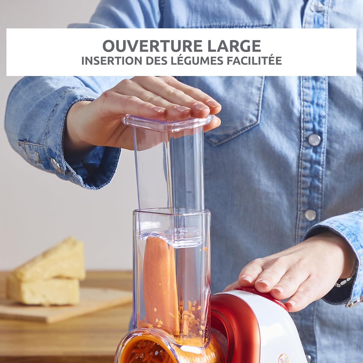 Moulinex Fresh Express Découpe-légumes 5-en-1 6