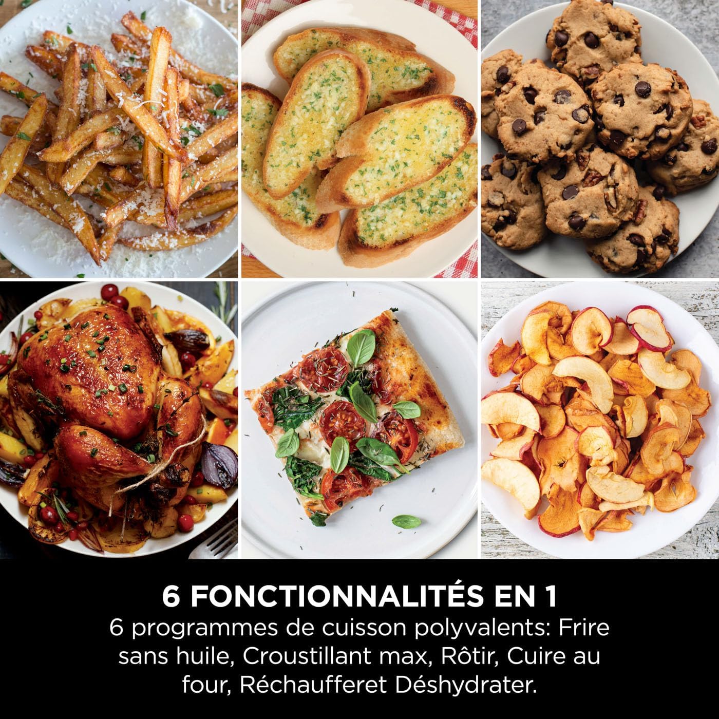 قلاية هوائية نينجا دابل ستاك XL، تصميم عمودي مع درجين، 4 مستويات طهي، شبكتان ورفان، تصميم مدمج، سعة 9.5 لتر 8