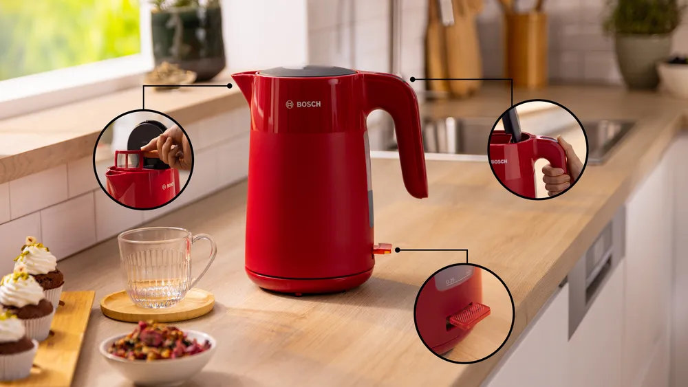 MyMoment Red Kettle 1.7L by Bosch - View 2