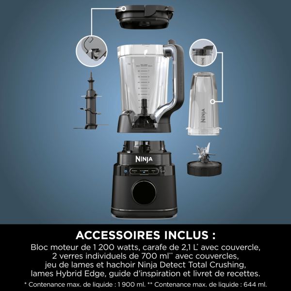 Ninja Detect Smart Blender with Individual Mixing Cups TB301EU by Ninja - View 2