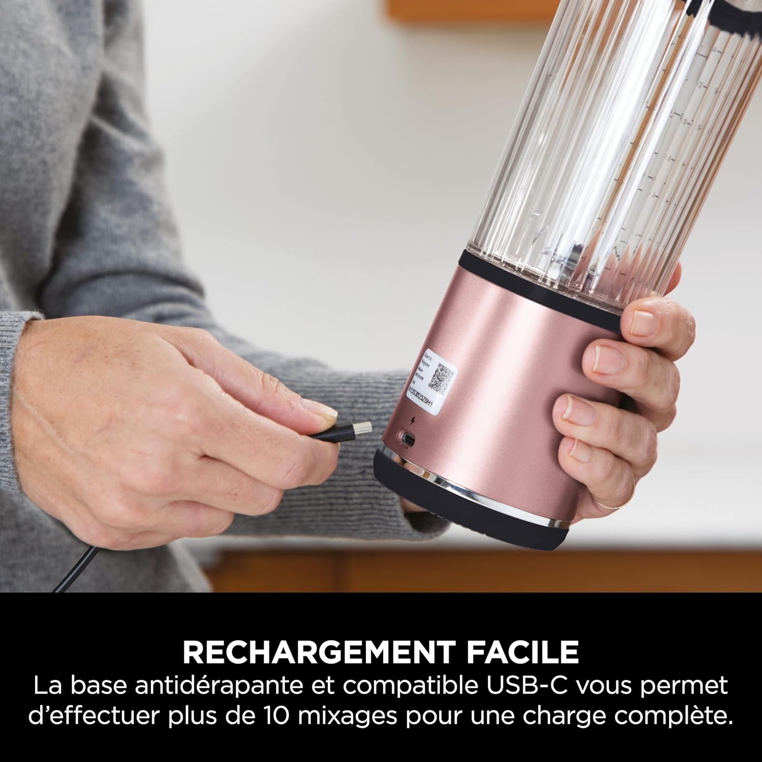 نينجا بلاست طقم 2 خلاطات محمولة 530 مل 7