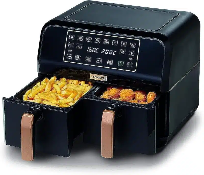 Kenwood Digital Twin Air Fryer 8L (4L/4L) - HFP70.000BK 3