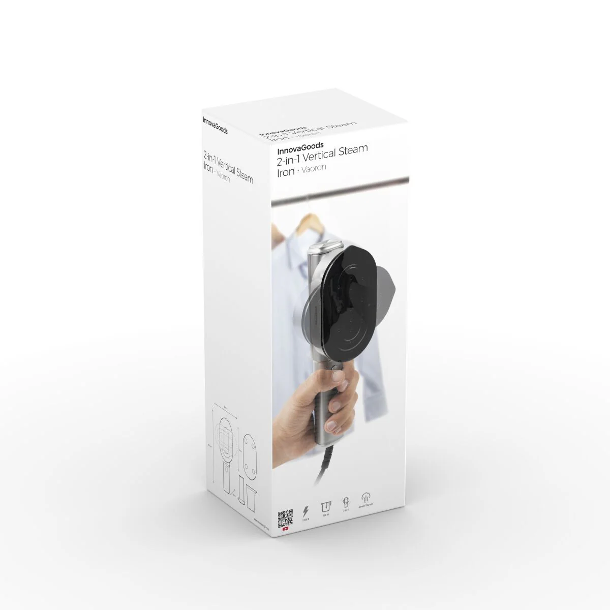 مكواة بخار سفر عمودية 2‑في‑1 Vaoron InnovaGoods by InnovaGoods