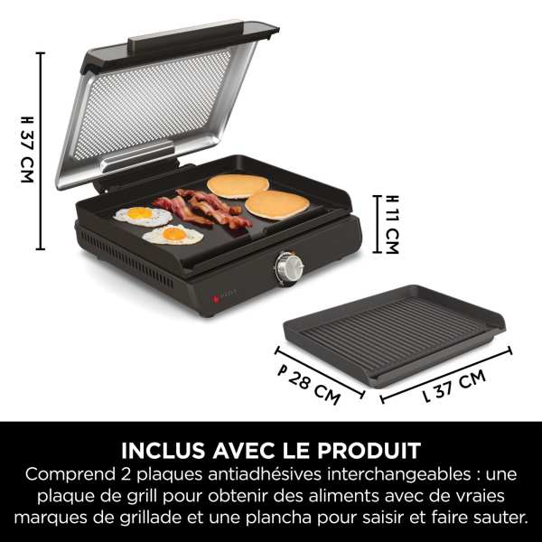 Grill et plancha d’intérieur Ninja Sizzle GR101EU 2