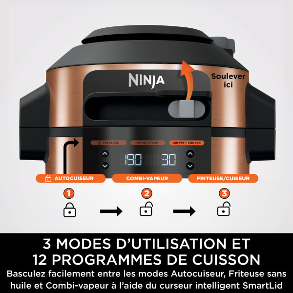 Multicuiseur SmartLid 12-en-1 Ninja Foodi MAX. 8