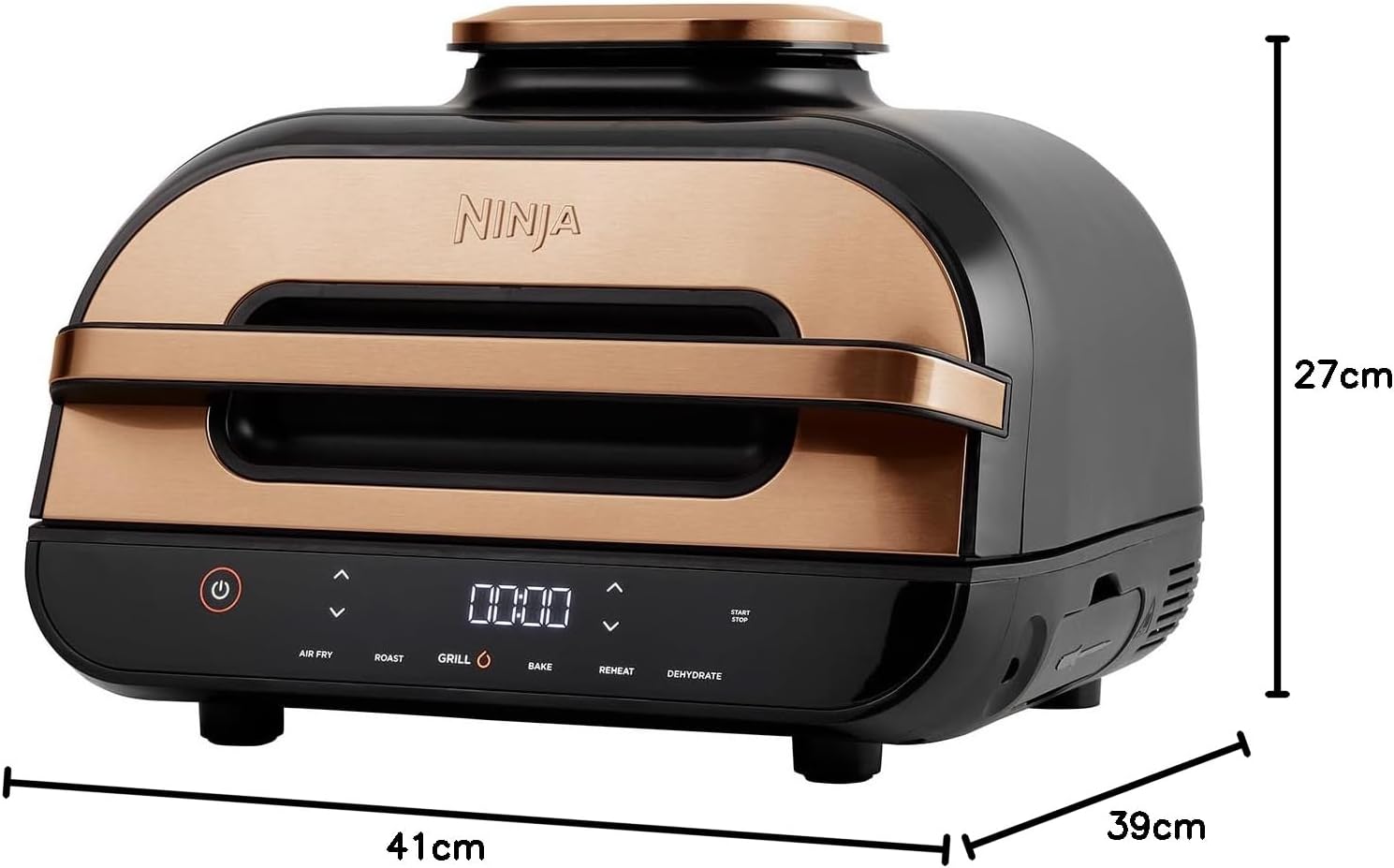 شواية ومقلاة هوائية نينجا فودي ماكس الصحية، 6 في 1 6