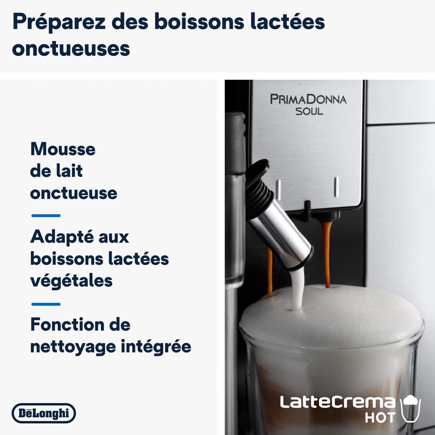 Delonghi PrimaDonna Soul Bean-to-Cup Coffee Machine ECAM 612.55.SB 4