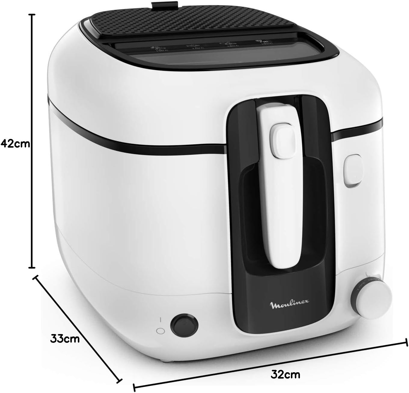 Moulinex Deep Fryer, 2.2L Oil, 1.5kg Fries, Non-stick Removable Bowl, Super Uno, White 7