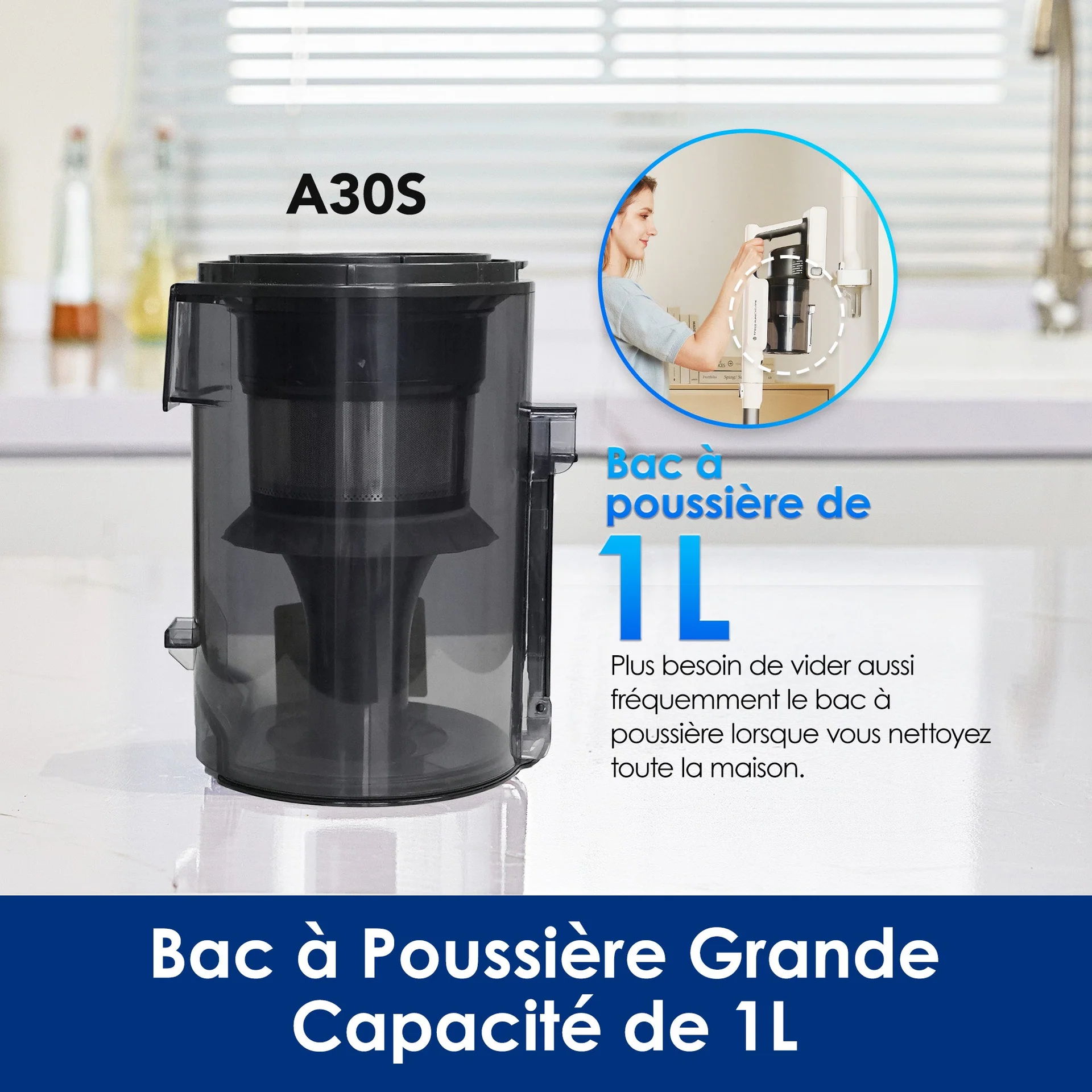 Tineco A30S Aspirateur Balai Sans Fil 4