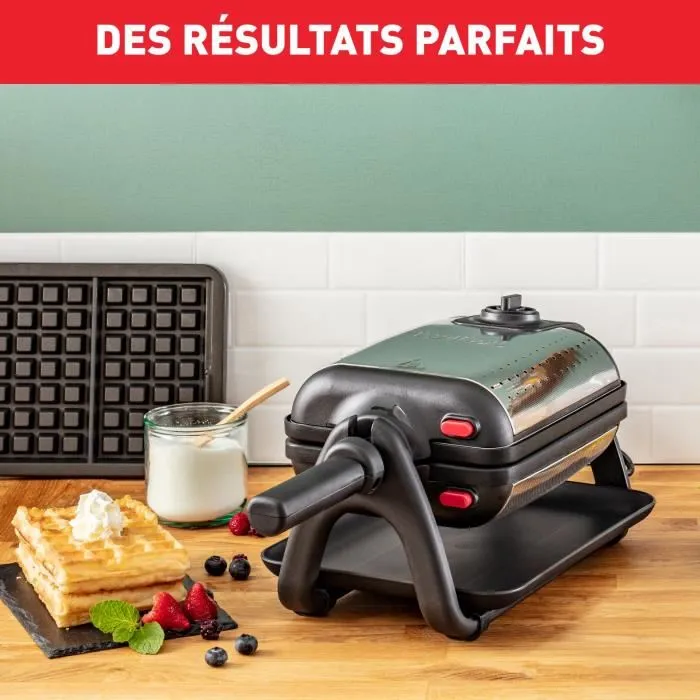 Tefal King Size Appareil à gaufre semi pro, 1200 W 3