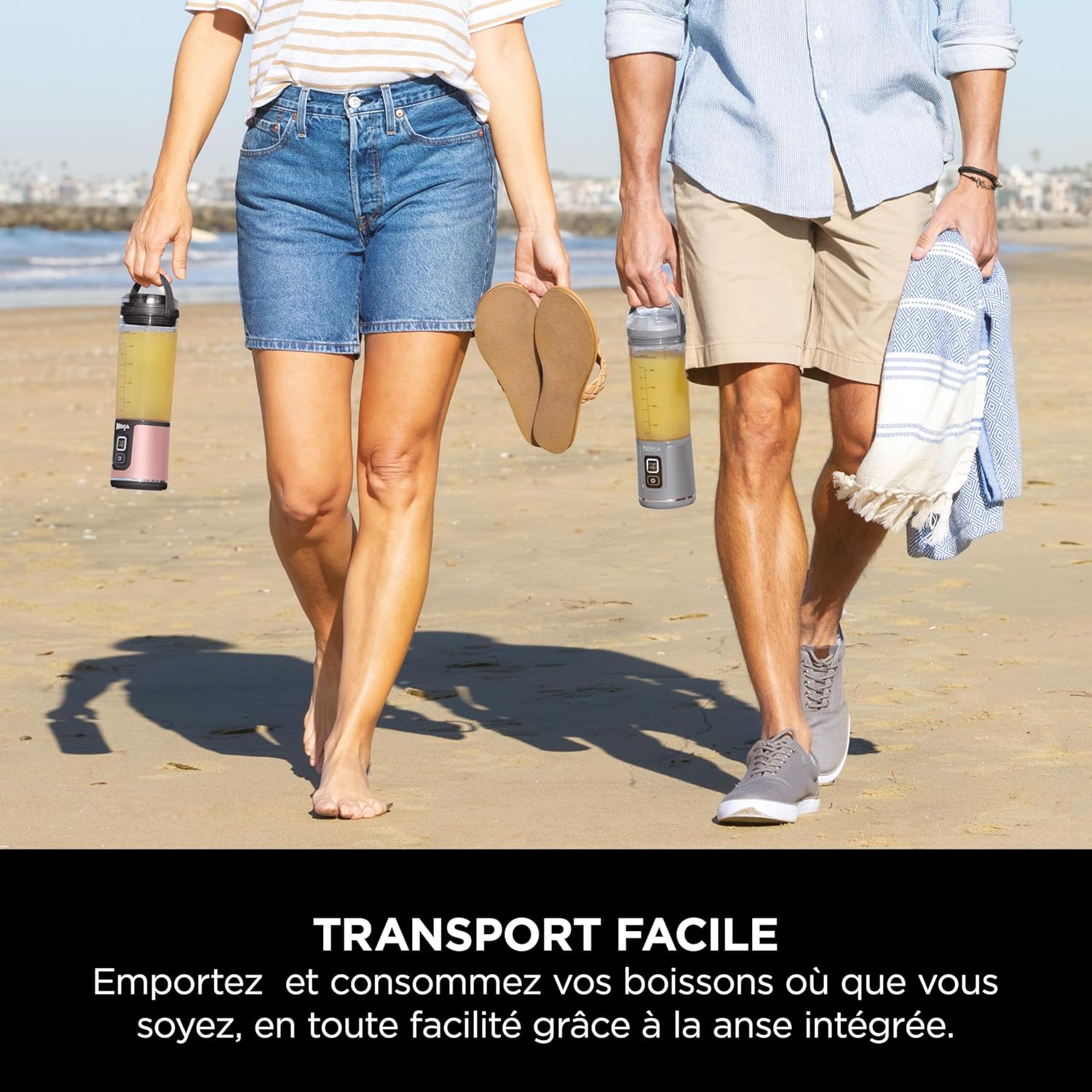 نينجا بلاست طقم 2 خلاطات محمولة 530 مل 3