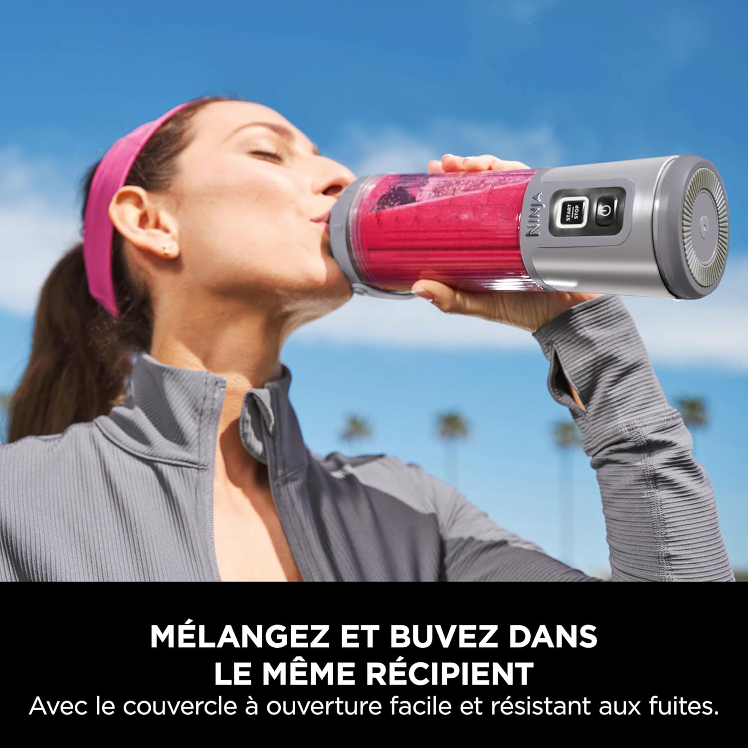 نينجا بلاست طقم 2 خلاطات محمولة 530 مل 5