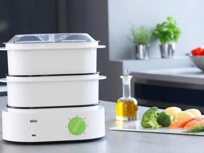 Braun 3-Tier Steamer, FS3000WH 2