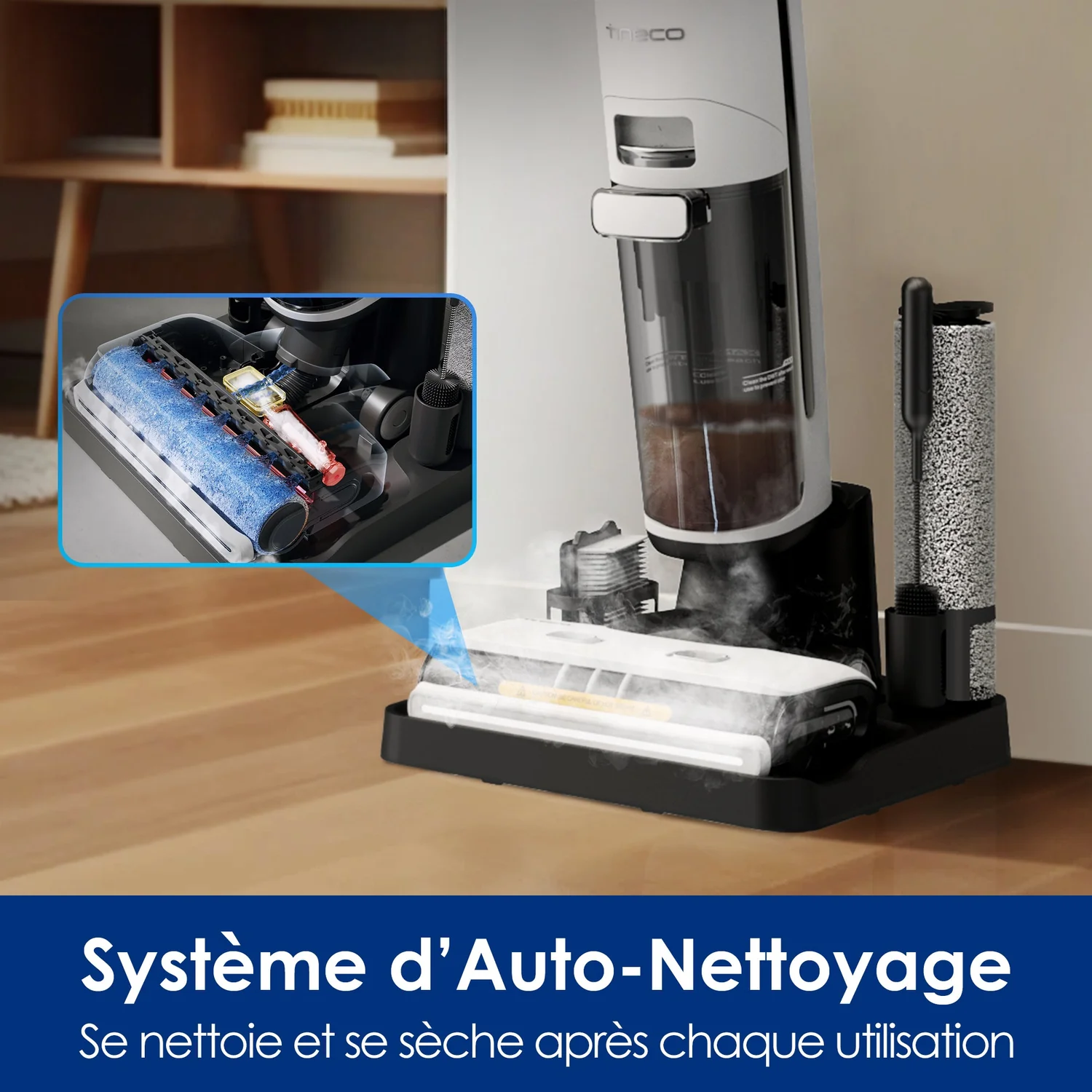 مكنسة بخار لاسلكية Tineco FLOOR ONE S7 5