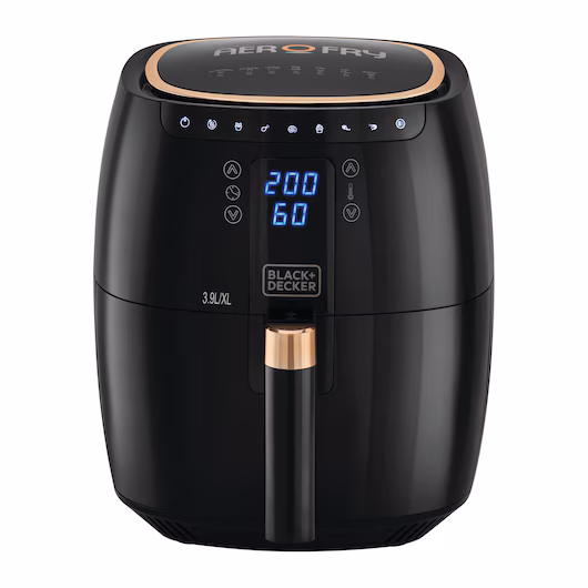 Black & Decker AF5539-B5 Digital Air Fryer, 5.5 Liter, 1500W - Black by Black&Decker