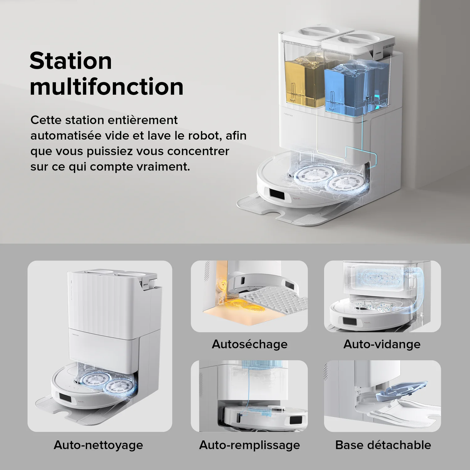 Roborock Qrevo S Robot Vacuum and Mop Set with Multifunction Station by Roborock - View 2