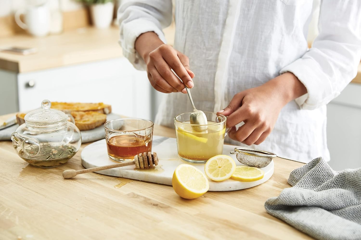 كينوود ماكينة تحضير الشاي الأوتوماتيكية 3 في 1 + غلاية زجاجية كهربائية + ماكينة قهوة بالتنقيط 1.2 لتر 6