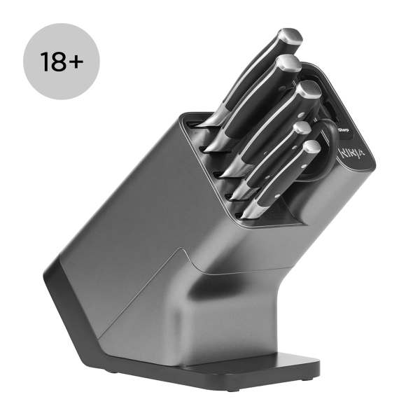 Ninja StaySharp 6-Piece Knife Block with Stainless Steel Knives by Ninja