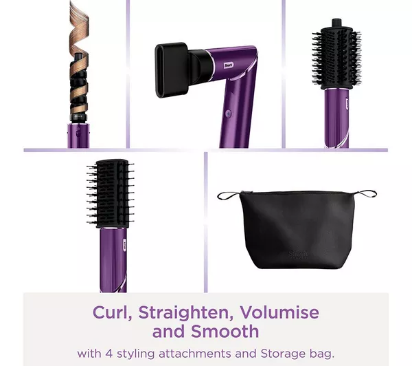 SHARK FlexStyle HD432VPUK Édition Limitée 4-en-1 Styler Air & Sèche-Cheveux – Violet 3