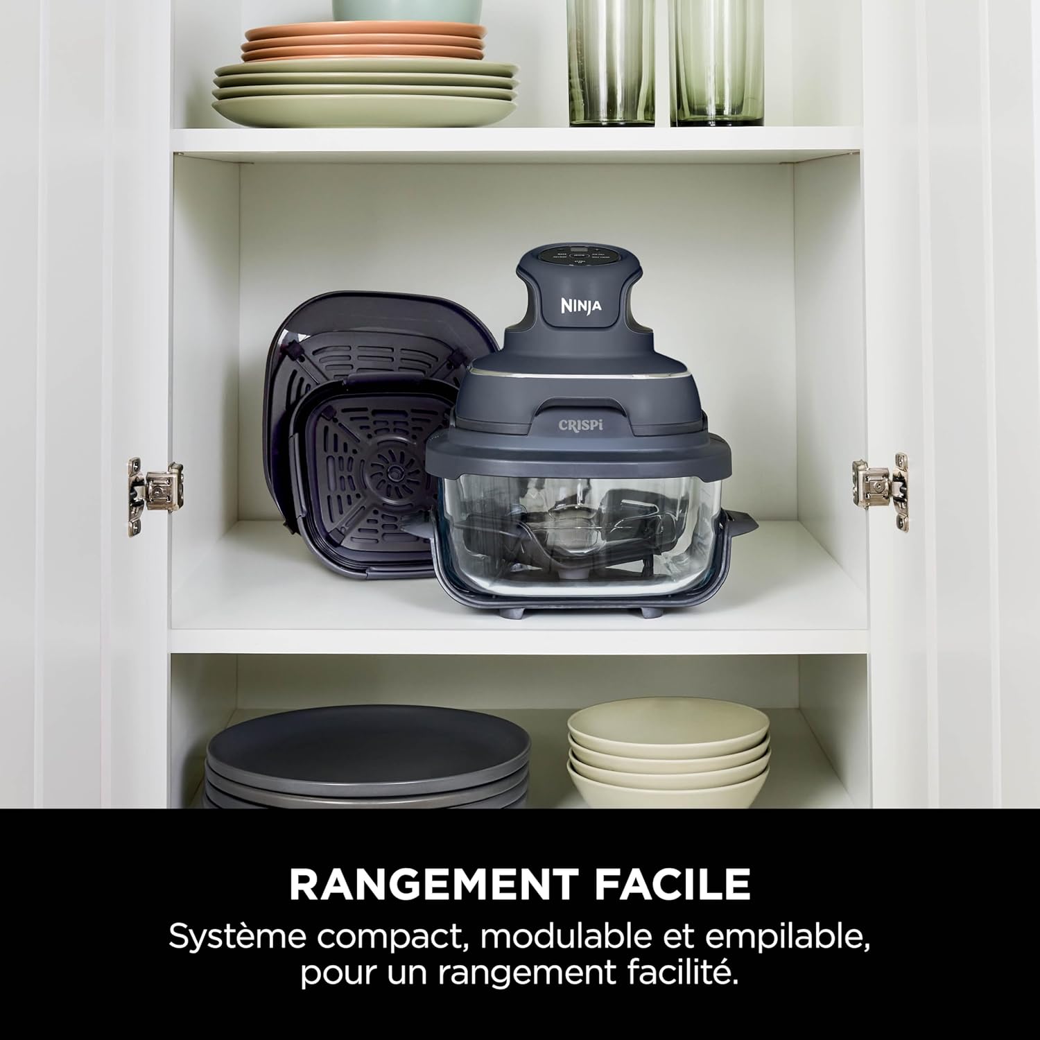 قلاية هوائية محمولة نينجا CRISPi بسعة 3.8 لتر، 1700 واط، FN101EUG 11