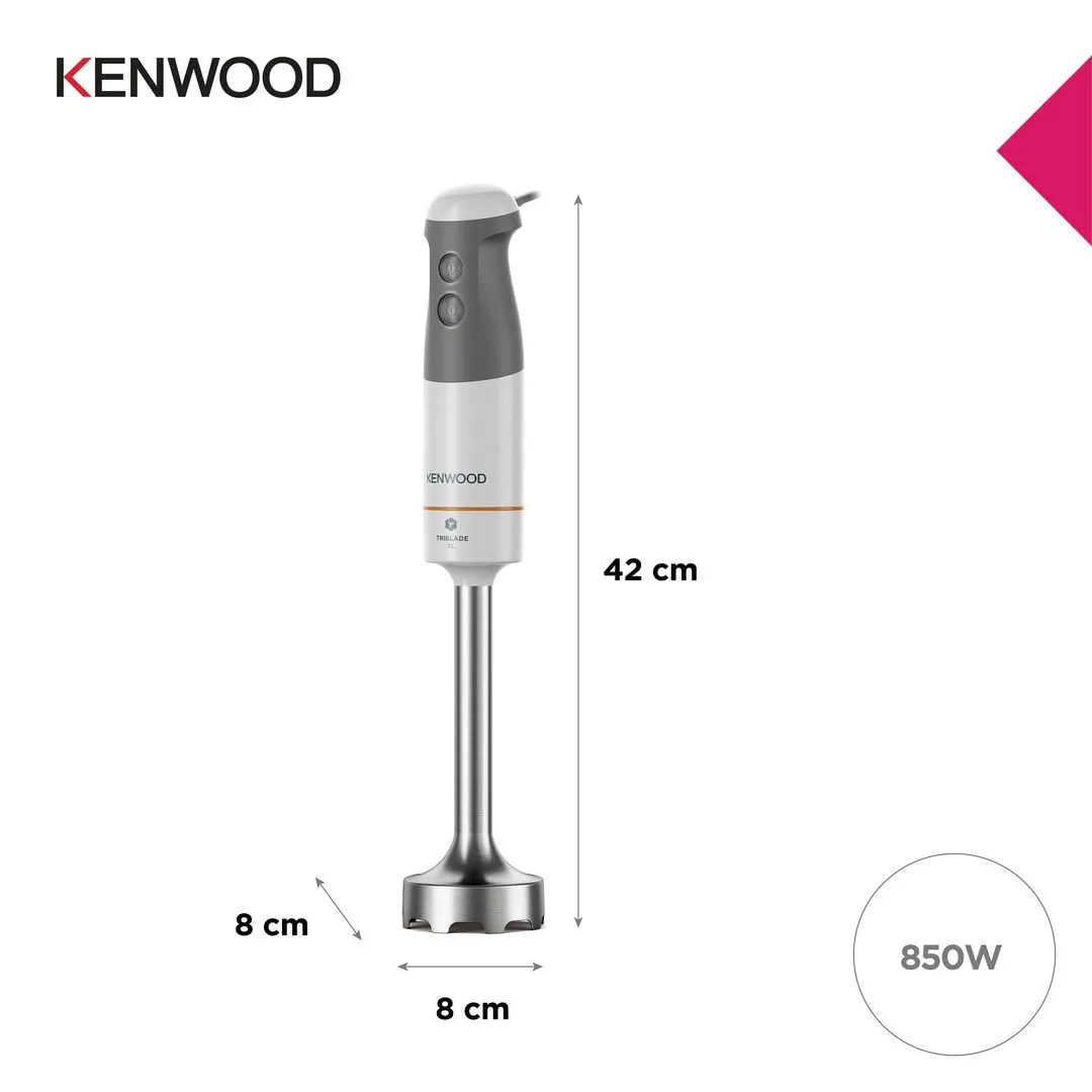 Kenwood Triblade XL Hand Blender + 4 Accessories, HBM40.306WH 5