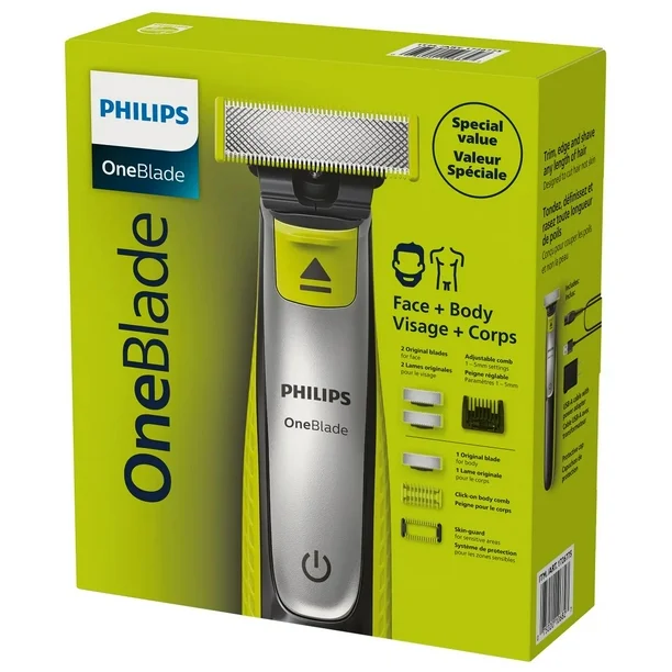 Philips OneBlade Rasoir Visage+corps 3