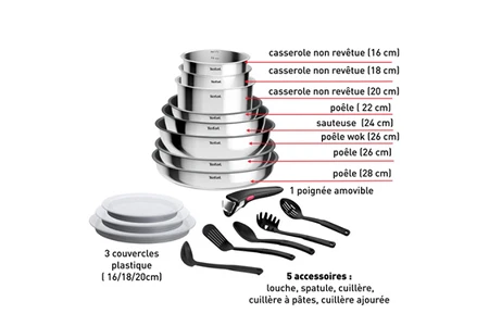 Tefal Ingenio 17-Piece Cookware Set 7