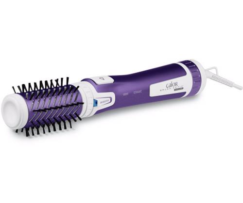 Brosse coiffante Calor Brush Activ Volume et Shine 1000W Blanc et Mauve by Calor