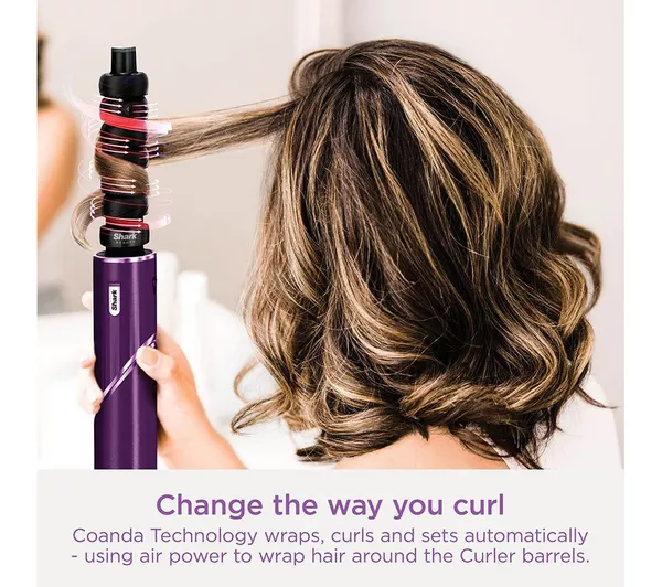 SHARK FlexStyle HD432VPUK Édition Limitée 4-en-1 Styler Air & Sèche-Cheveux – Violet 5