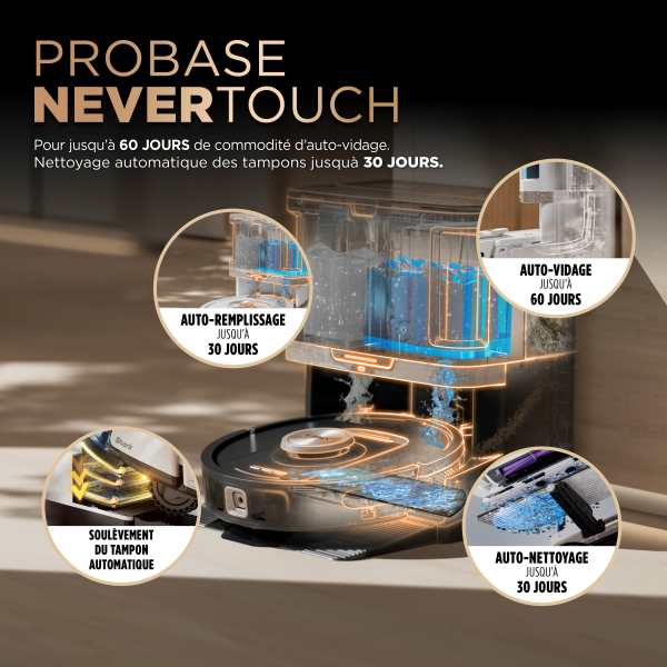 Shark PowerDetect NeverTouch Pro 2-in-1 Robot Vacuum and Mop AV2800ZEEUWH 3