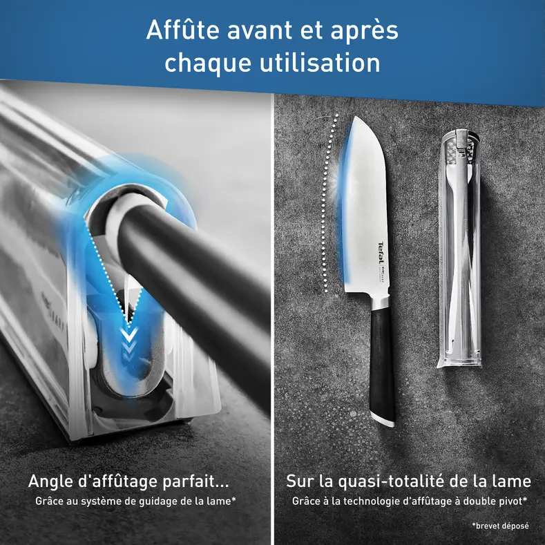 تيفال إيفر شارب سكين + مبراة K2569004 7