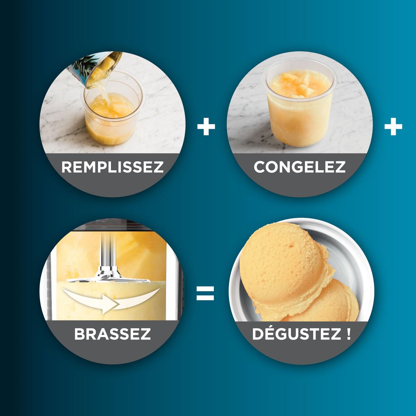 Sorbetière Ninja CREAMi – 800W – 1,4L – 7 Programmes – Noir/Cuivre 4